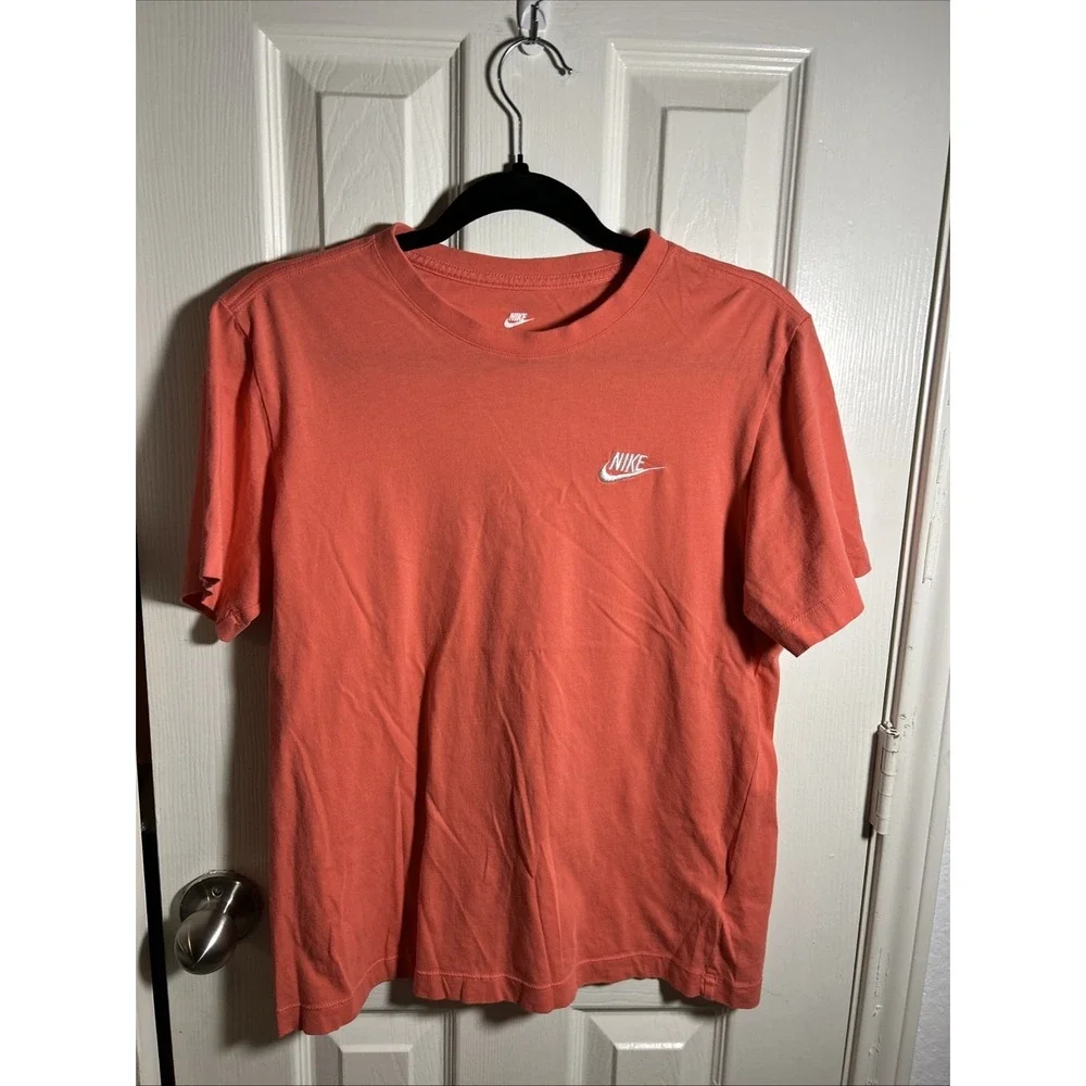 Nike Men The Nike Tee  Athletic Shirt M Pink Jersey Tee‎ Shirt AR4999-814